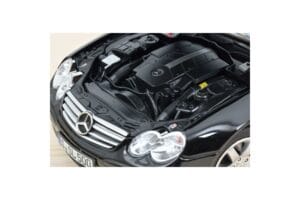 Mercedes SL500 R230 Fekete Norev 1:18 183840 Fém – 7. kép a 8-ből