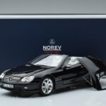 Mercedes SL500 R230 Fekete Norev 1:18 183840 Fém - image 8 of 8
