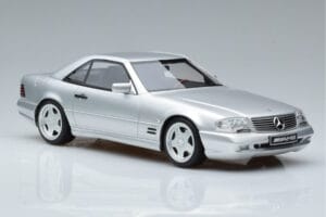 Mercedes SL 73 AMG R129 Brilliant Ezüst Otto 1:18 OT240 Gyanta – 4. kép a 6-ből