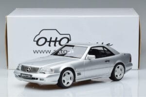 Mercedes SL 73 AMG R129 Brilliant Ezüst Otto 1:18 OT240 Gyanta – 6. kép a 6-ből