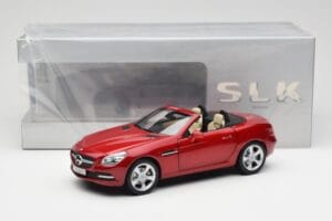 Mercedes SLK R172 Designo Zircon Piros Minichamps 1:18 B66960513 Fém – 8. kép a 8-ből