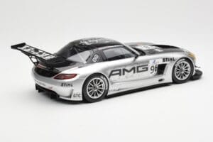 Mercedes SLS AMG GT3 #96 M. Hakkinen AMG Customer Sports 6 Hours of Zhuhai ILMC 2011 Minichamps 1:18 B66960197 Fém – 2. kép a 6-ből