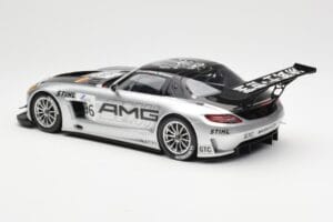 Mercedes SLS AMG GT3 #96 M. Hakkinen AMG Customer Sports 6 Hours of Zhuhai ILMC 2011 Minichamps 1:18 B66960197 Fém – 5. kép a 6-ből