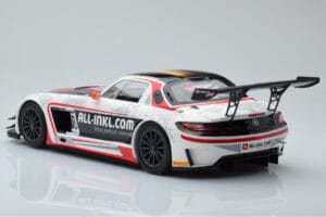 Mercedes SLS AMG GT3 Munnich Motorsport #38 M. Basseng / M. Winkelhock Champions FIA GT1 World Championship 2012 Minichamps 1 – 5. kép a 6-ből