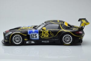 Mercedes SLS AMG GT3 Rowe Racing #125 Zehe / Bullitt / Renger / Hartung ADAC 24 Hours of Nurburgring 2013 Minichamps 1:18 151 – 3. kép a 6-ből