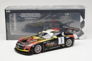 Mercedes SLS AMG GT3 #3 Team Abu Dhabi By Black Falcon K. Al Qubaisi / M. Bleekemolen / B. Schneider Winners Gulf 12 Hours Ab – 6. kép a 6-ből