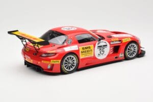 Mercedes SLS AMG GT3 #35 Team Black Falcon T. Heyer / Jafer / Lemeret 24 Hours of Spa 2011 Minichamps 1:18 151113135 Fém – 2. kép a 6-ből