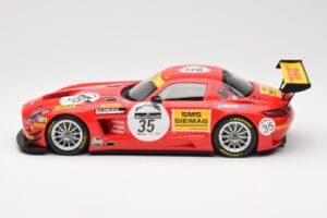 Mercedes SLS AMG GT3 #35 Team Black Falcon T. Heyer / Jafer / Lemeret 24 Hours of Spa 2011 Minichamps 1:18 151113135 Fém – 3. kép a 6-ből