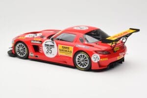 Mercedes SLS AMG GT3 #35 Team Black Falcon T. Heyer / Jafer / Lemeret 24 Hours of Spa 2011 Minichamps 1:18 151113135 Fém – 5. kép a 6-ből