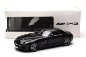 Mercedes SLS AMG Obsidian Fekete Metál Minichamps 1:18 B66960042 Fém – 7. kép a 7-ből
