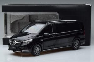 Mercedes V-Class W447 V260L Fekete OEM 1:18 QALCN89911150 Fém – 8. kép a 8-ből