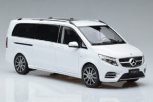 Mercedes V-Class W447 V260L Fehér OEM 1:18 QALCN89911149 Fém – 6. kép a 8-ből