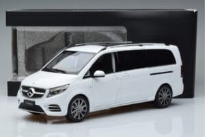 Mercedes V-Class W447 V260L Fehér OEM 1:18 QALCN89911149 Fém – 8. kép a 8-ből