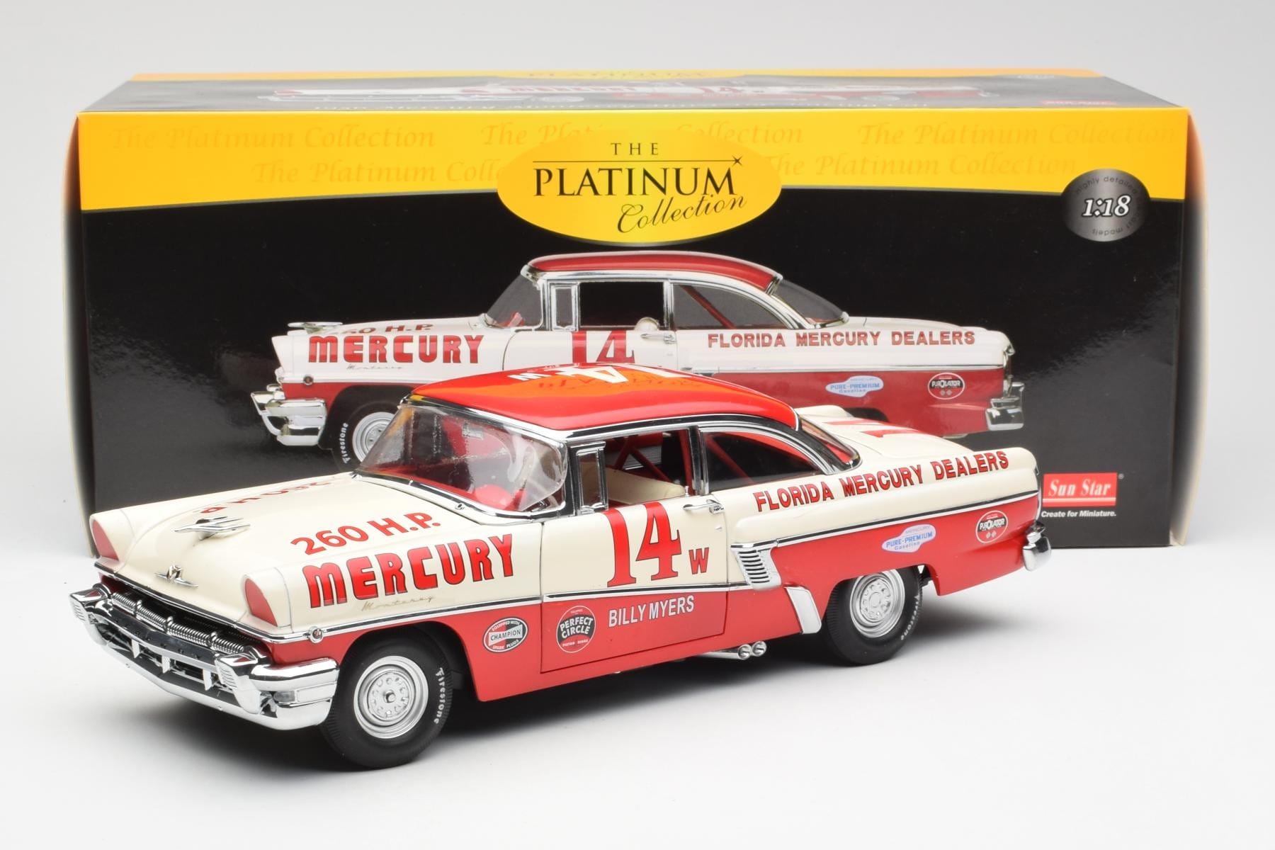 Mercury Montclair #14 B. Myers Palm Beach Winner 1956 Sun Star 1:18 5147 Fém – 8. kép a 8-ből