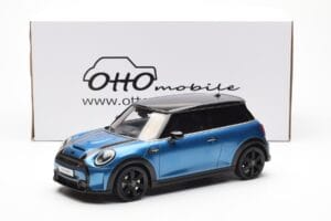 Mini Cooper S F56 Island Kék Otto 1:18 OT982 Gyanta – 6. kép a 6-ből