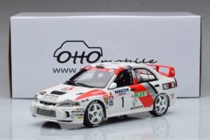 Mitsubishi Lancer Evo 4 T. Makinen / S. Harjanne Rally Catalunya 1997 Otto 1:18 OT409 Gyanta – 6. kép a 6-ből