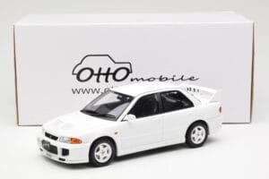 Mitsubishi Lancer Evo III Scotia Fehér Otto 1:18 OT1065 Gyanta – 6. kép a 6-ből