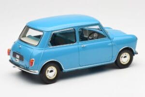 Morris Mini Minor Kék Kyosho 1:18 08964BL Fém – 3. kép a 8-ből