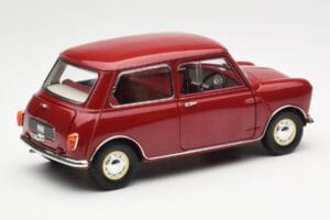 Morris Mini Minor Piros Kyosho 1:18 08964R Fém – 3. kép a 8-ből