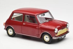 Morris Mini Minor Piros Kyosho 1:18 08964R Fém – 6. kép a 8-ből