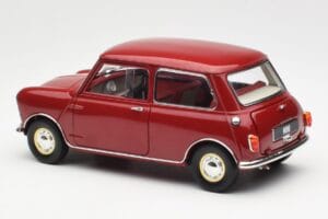 Morris Mini Minor Piros Kyosho 1:18 08964R Fém – 7. kép a 8-ből