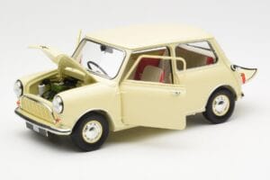 Morris Mini Minor Fehér Kyosho 1:18 08964W Fém – 2. kép a 8-ből