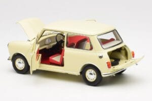 Morris Mini Minor Fehér Kyosho 1:18 08964W Fém – 5. kép a 8-ből