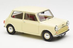 Morris Mini Minor Fehér Kyosho 1:18 08964W Fém – 6. kép a 8-ből