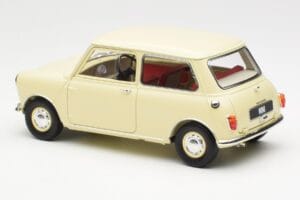 Morris Mini Minor Fehér Kyosho 1:18 08964W Fém – 7. kép a 8-ből