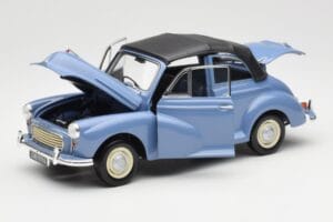 Morris Minor Kabrió Kék Minichamps 1:18 150137030 Fém – 2. kép a 8-ből