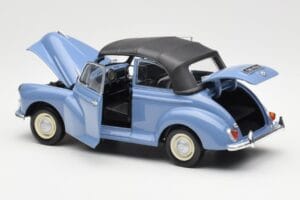 Morris Minor Kabrió Kék Minichamps 1:18 150137030 Fém – 5. kép a 8-ből