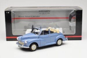 Morris Minor Kabrió Kék Minichamps 1:18 150137030 Fém – 8. kép a 8-ből