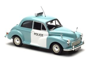 Morris Minor Rendőrség Kék & Fehér Minichamps 1:18 150137090 Fém – 6. kép a 8-ből