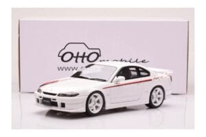 Nissan Silvia S15 Spec-R Nismo Aero Fehér Otto 1:18 OT1035 Gyanta – 6. kép a 6-ből