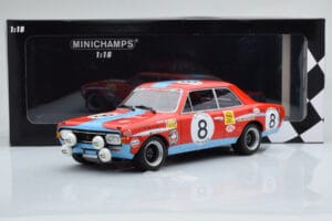 Opel Commodore A Steinmetz #8 Tuerlinx / T. Pilette 24 Hours of Spa 1972 Minichamps 1:18 155724608 Fém – 6. kép a 6-ből