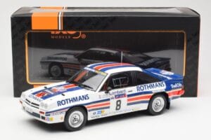 Opel Manta 400 Rothmans #8 J. McRae / I. Grindrod Lombard RAC Rally 1983 IXO 1:18 18RMC038A Fém – 6. kép a 6-ből