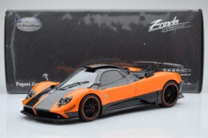 Pagani Zonda Cinque Narancssárga St Tropez Almost Real 1:18 850603001 Fém – 2. kép a 8-ből