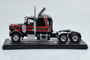 Peterbilt 359 Fekete Piros IXO 1:43 TR158 Fém – 2. kép a 4-ből