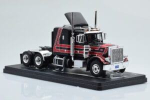 Peterbilt 359 Fekete Piros IXO 1:43 TR158 Fém – 3. kép a 4-ből