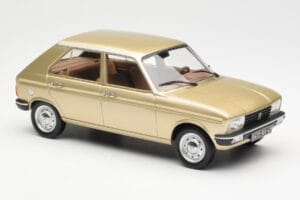 Peugeot 104 GR Bézs Metál Norev 1:18 184904 Fém – 4. kép a 6-ből