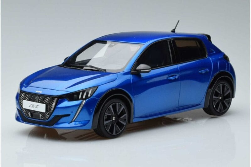 Peugeot 208 GT Line Kék Otto 1:18 OT392 Gyanta
