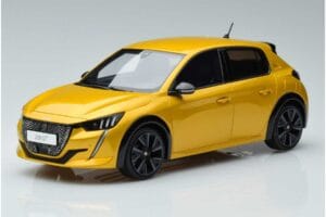 Peugeot 208 GT Line Sárga Otto 1:18 OT930 Gyanta