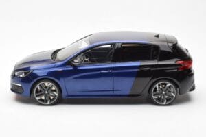 Peugeot 308 GTI Magnetic Kék Fekete Otto 1:18 OT922 Gyanta – 3. kép a 6-ből