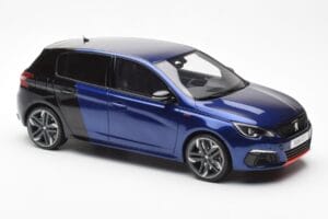 Peugeot 308 GTI Magnetic Kék Fekete Otto 1:18 OT922 Gyanta – 4. kép a 6-ből