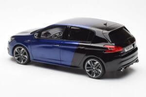 Peugeot 308 GTI Magnetic Kék Fekete Otto 1:18 OT922 Gyanta – 5. kép a 6-ből