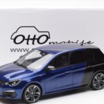 Peugeot 308 GTI Magnetic Kék Fekete Otto 1:18 OT922 - image 6 of 6