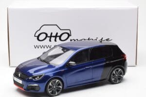 Peugeot 308 GTI Magnetic Kék Fekete Otto 1:18 OT922 Gyanta – 6. kép a 6-ből