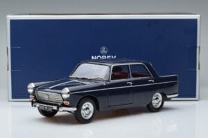 Peugeot 404 Kék Norev 1:18 184836 Fém – 7. kép a 7-ből
