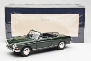 Peugeot 404 Kabrió Antique Green Limitált Kiadás Norev 1:18 184829 Fém – 8. kép a 8-ből