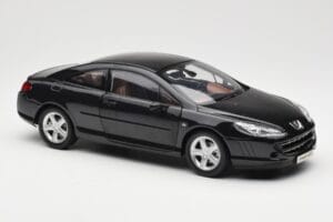 Peugeot 407 Coupé Fekete Norev 1:18 184752 Fém – 6. kép a 8-ből